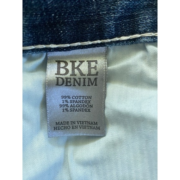 New BKE Mens Jeans 32x33 Comfort Skinny JAKE Mid Wash Blue Premium Stretch Denim - Picture 14 of 14